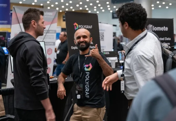 Участник выставки TechCrunch Disrupt 2024