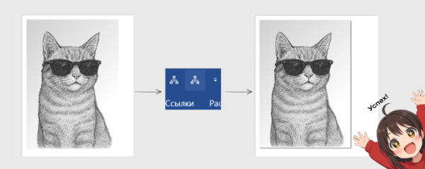 Рис. 2. Процесс наложения теней с помощью макроса Рис. 2. Процесс наложения теней с помощью макроса