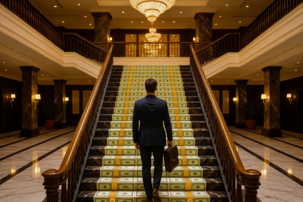 Самая обычная лестница в офисе IT-компании