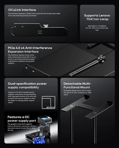 AOOSTAR оценила док-станцию EG01 для внешней видеокарты в $110