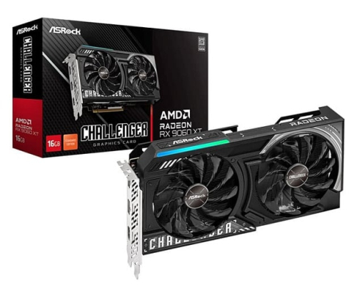 ASRock Radeon RX 9060 XT 16GB Challenger Standard Edition разогнана с завода