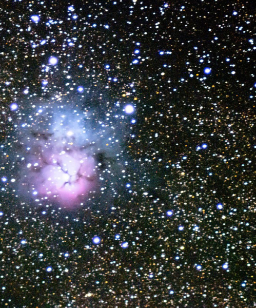 Это туманность Триффид, тоже с телескопом CelestronSLT 102 Это туманность Триффид, тоже с телескопом CelestronSLT 102