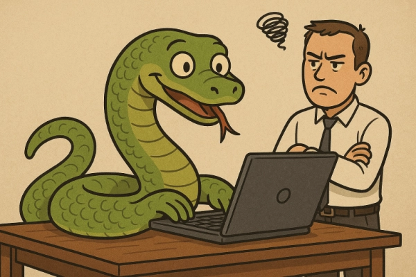 Человек не заменит Питона