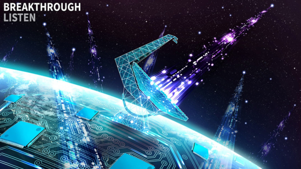 Галактики с высоким уровнем радиоизлучения могут быть домом для многих развитых цивилизаций 3 Иллюстрация проекта Breakthrough Listen, прислушивающегося к передачам из космоса.