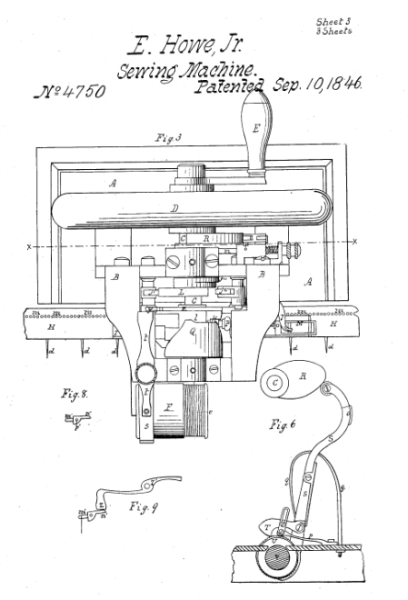 Иллюстрация из того самого патента US4750A, который приведет к первой в истории войне патентов Иллюстрация из того самого патента US4750A, который приведет к первой в истории войне патентов
