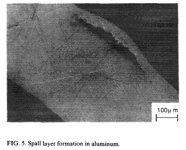 Вот отсюда картинки: http://dx.doi.org/10.1063/1.345777 Тут тарелочка откололась и начала отделяться.