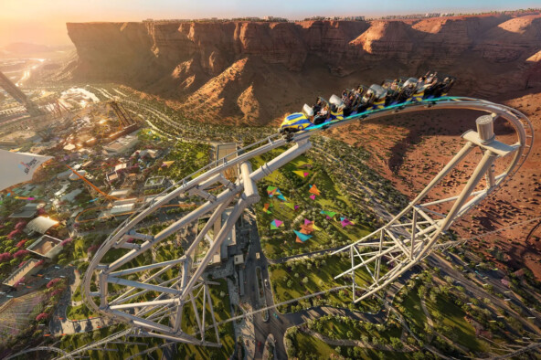 Смартфон с распознаванием дипфейков, помогающий остудить еду «мини-кот» и «умная» кровать: Time назвало лучшие изобретения 2025 года 9 Источник: Intamin Amusement Rides and Six Flags Qiddiya City