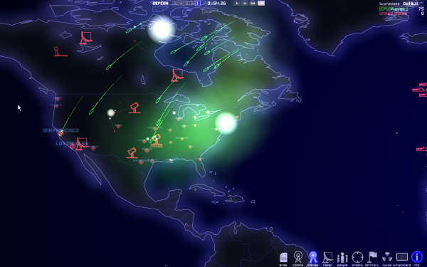 В 2006 году на основе визуальных образов «Wargames» была выпущена игра Defcon, предлагающая попробовать себя на месте командующего в мировой ядерной войне (и затем оценить масштабы потерь)