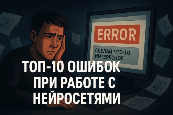ТОП-10 ошибок при работе с нейросетями: как не тратить время впустую 6 fe20b787818bf8fb5df348405e9f890d.png