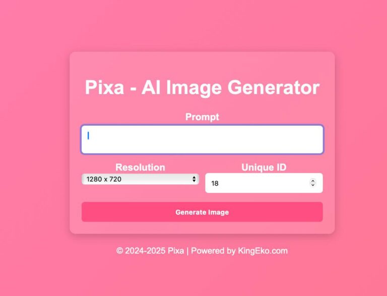 Pixa.lat: простой и бесплатный генератор изображений