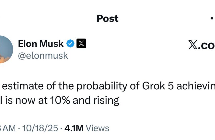 Илон Маск: Grok 5 станет&hellip;