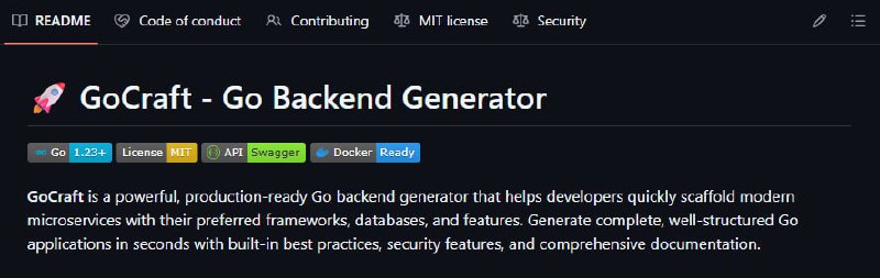 Генератор бэкендов на Go: готовая&hellip;