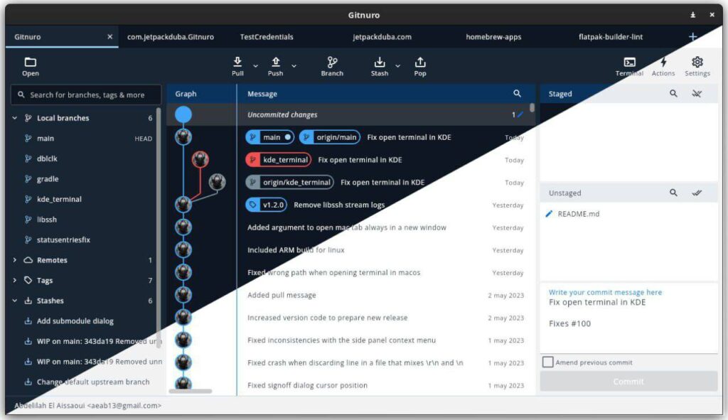 Gitnuro — бесплатный мультиплатформенный Git-клиент с полным функционалом Появился полностью... 1 file_806.jpg