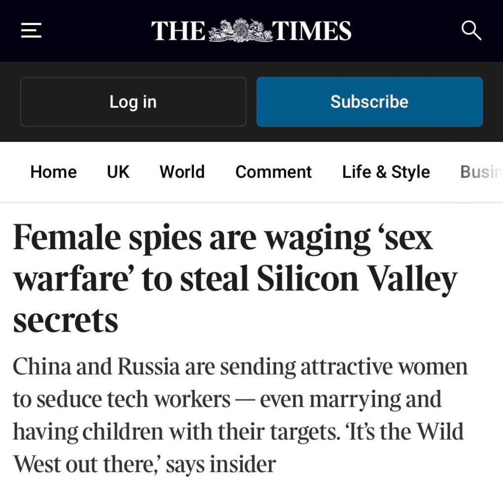 Китай и Россия ведут против Кремниевой долины сексуальную разведку —... 1 file_824.jpg