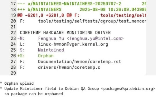 Intel перестала работать над 12 пакетами для дистрибутива Debian