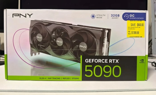 Крайне везучему пользователю удалось купить GeForce RTX 5090&hellip;