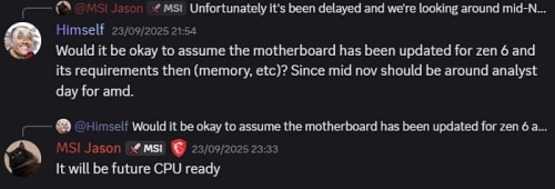 MSI подтверждает готовность своих плат AM5 к следующему поколению процессоров