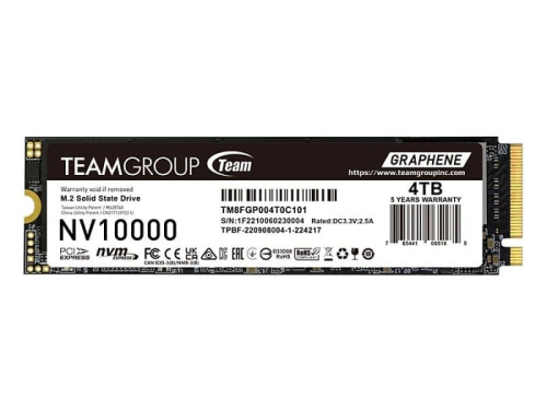 Накопитель NV10000 от TEAMGROUP достигает скорости работы 10 000 Мбайт/с Накопитель NV10000 от TEAMGROUP достигает скорости работы 10 000 Мбайт/с