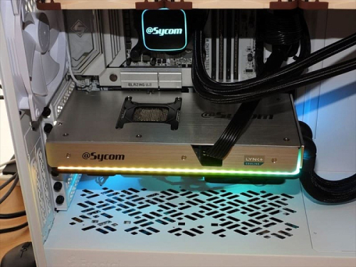 Sycom показала видеокарту GeForce RTX 5090 Hydro LC Graphics Plus с СЖО LINK+