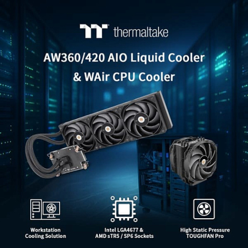 Thermaltake выпустила готовую СЖО AW360/420 и воздушный кулер&hellip;