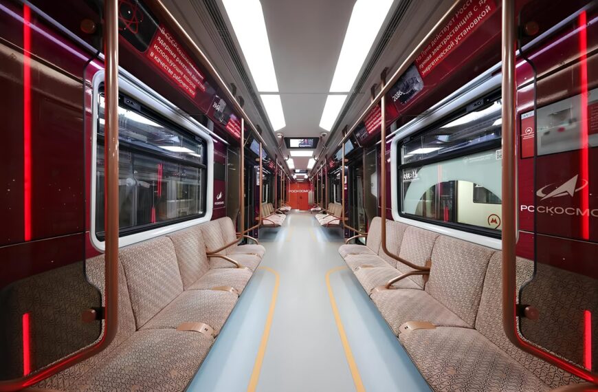 В московском метро появился тематический поезд «Роскосмос»