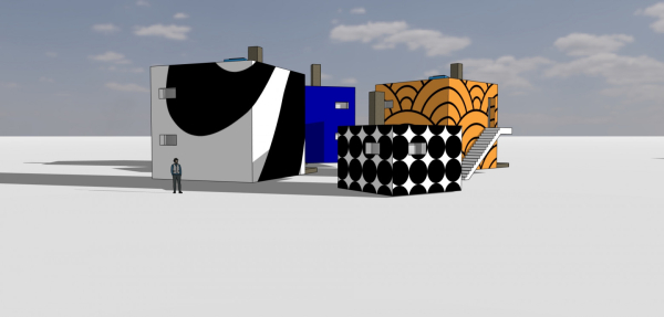 Коттеджы 4*4, 6*6 и 7*7 (синий) Коттеджы 4*4, 6*6 и 7*7 (синий)