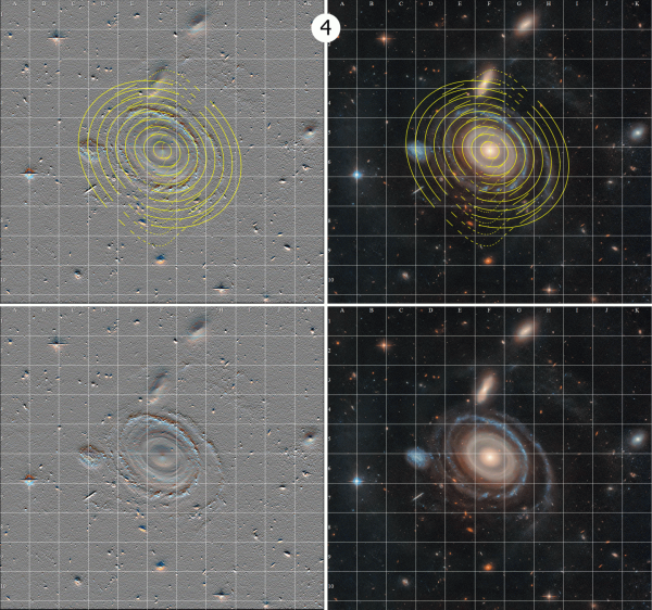 Рис. 21. Галактика Bullseye. Сравнение со спиралью 4. Рис. 21. Галактика Bullseye. Сравнение со спиралью 4.