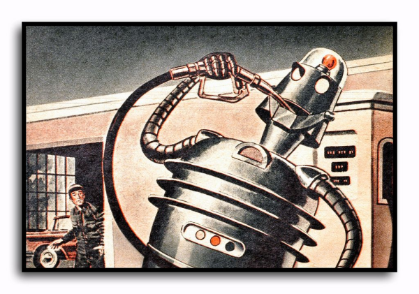 Роботы землян в начале повествования выглядели примерно так