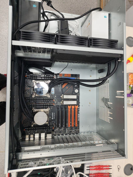 Установка охлаждения.