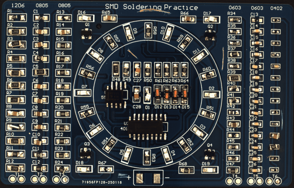 Рисунок 2. Пример изображений печатной платы №2 экспериментального датасета