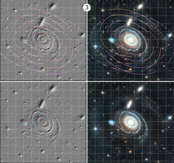 Рис. 20. Галактика Bullseye. Сравнение со спиралью 3. Рис. 20. Галактика Bullseye. Сравнение со спиралью 3.