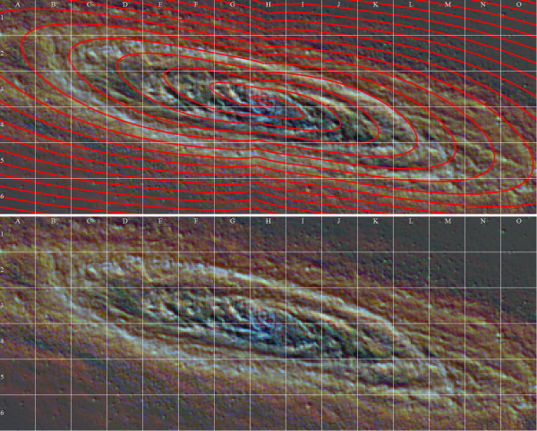 Рис. 8. Спираль спутника СМЧД Z0. Кольцевая часть исключена. Рис. 8. Спираль спутника СМЧД Z0. Кольцевая часть исключена.