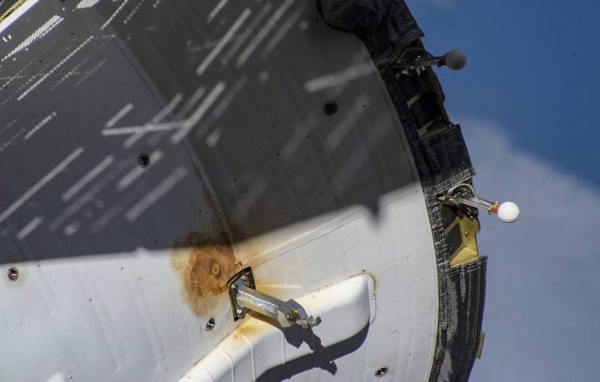 Место пробоя и последующей утечки хладагента.