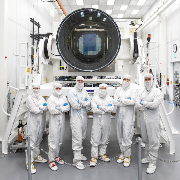 Свежеизготовленная камера в SLAC. Credits: Rubin Observatory Свежеизготовленная камера в SLAC. Credits: Rubin Observatory