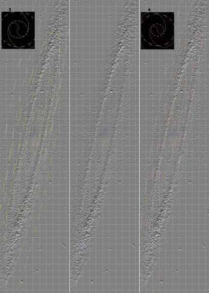 Рис. 7. Галактика M104, спирали 3 и 4. Рис. 7. Галактика M104, спирали 3 и 4.