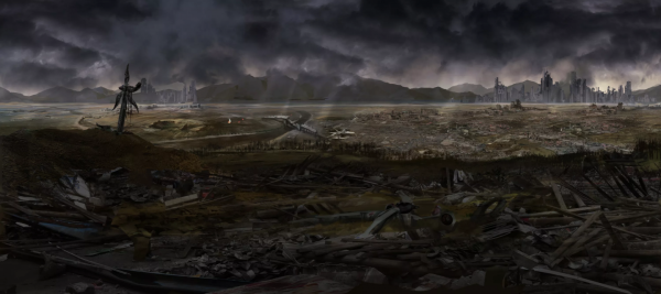 Практически вся поверхность Винг-IV превратилась в радиоактивные пустоши