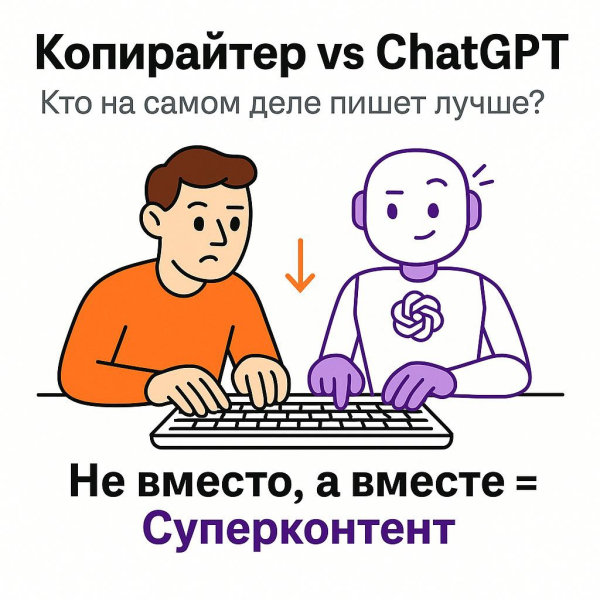 Не вместо, а вместе. Алгоритмы считывают данные, копирайтеры - смыслы. Не вместо, а вместе. Алгоритмы считывают данные, копирайтеры - смыслы.