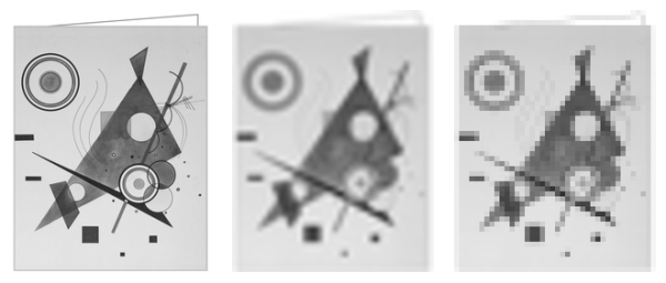 Сила оттенков серого: компьютерное зрение с нуля 2 Resize: bilinear and nearest neighbour