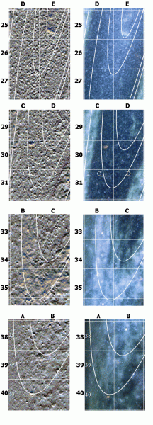 Рис. 5. Галактика M104. Анимация спирали 1 (нижняя часть). Рис. 5. Галактика M104. Анимация спирали 1 (нижняя часть).