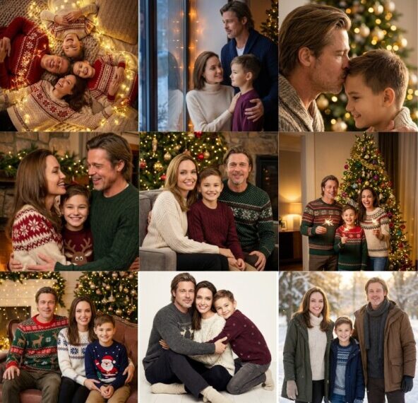 Семейная новогодняя фотосессия с помощью&hellip;