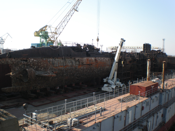 К-431 на разделке К-431 на разделке