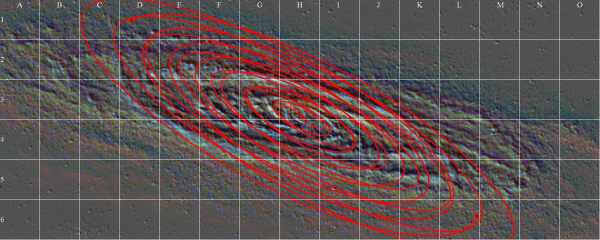 Рис. 25. Спираль спутника Y2. Анимированный вариант сравнения. Рис. 25. Спираль спутника Y2. Анимированный вариант сравнения.