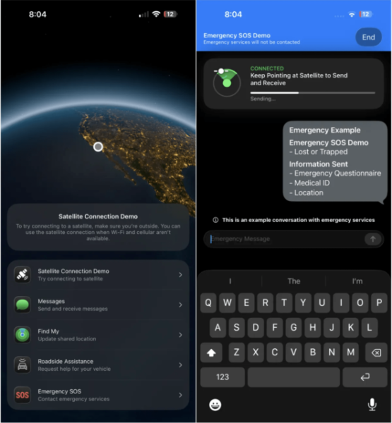 Bloomberg: Apple разрабатывает функции отправки сообщений по спутниковой связи и офлайн-навигации в «Картах» 2 a71d234a6c25135404d34d5cc0266fc5.png