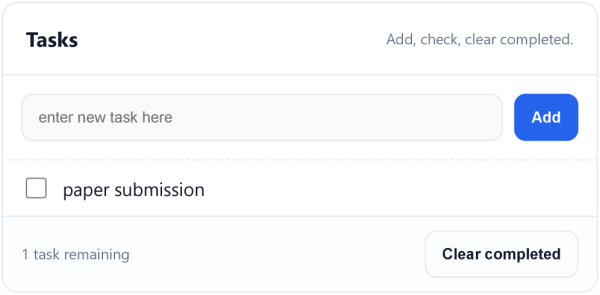 Пример веб-приложения: список дел