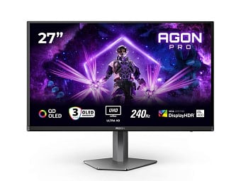 AOC показала сразу пять мониторов AGON PRO на матрице QD-OLED AOC показала сразу пять мониторов AGON PRO на матрице QD-OLED