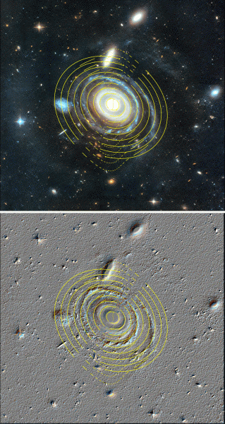 Рис. 25. Галактика Bullseye. Спираль 4. Анимированное сравнение. Рис. 25. Галактика Bullseye. Спираль 4. Анимированное сравнение.