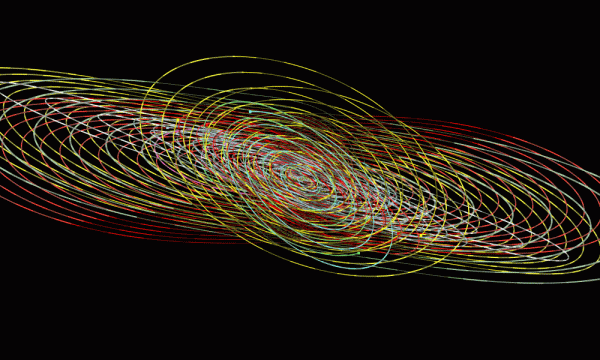 Рис. 29. Виртуальный полет над галактикой Андромеда. Анимация. Рис. 29. Виртуальный полет над галактикой Андромеда. Анимация.