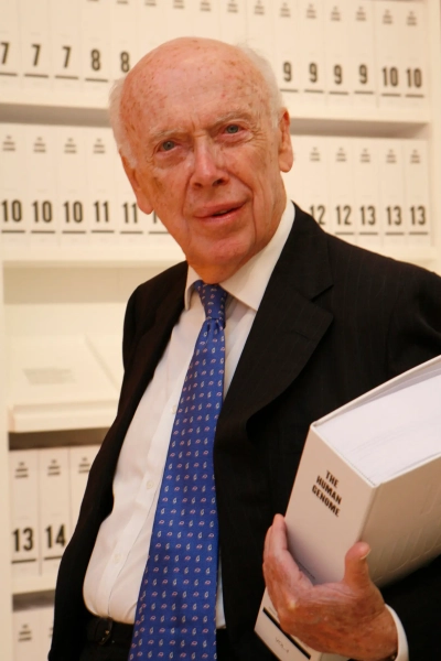 ДНК-спираль изменила наше представление о себе 2 Джеймс Уотсон в Библиотеке генома человека в коллекции Уэллкома в Лондоне в 2007 году