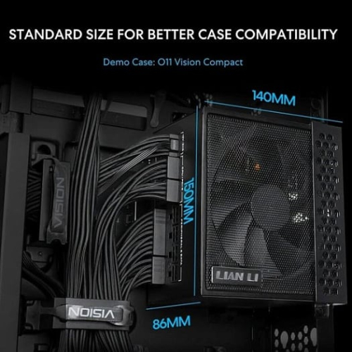 Блоки питания Lian Li SX поставляются с мощностью до 1200 Вт