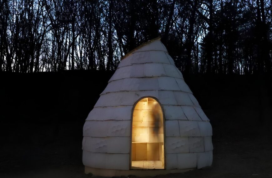 Будущее архитектуры: в Сеуле построили хижину из грибов